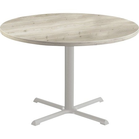 Special-T Table, Round, 42in Dia x 29in, Gray Base/Aged Driftwood Top SCTSTAR242GAD
